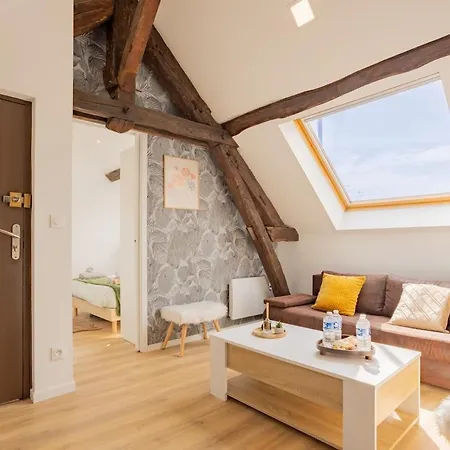 Le Nid Troyen I Proche Gare I Cozy & New I Hyper Centre I Rentimmo Lägenhet Troyes